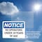 Signmission No Operators Under 18 Years Of Age OSHA Notice Sign, Plastic, 10in W x 7in L, 2PK OS-2PACK-NS-P-710-L-16153 - alternate 3